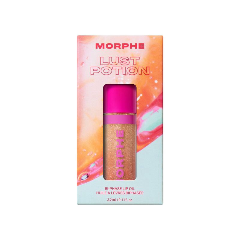 slide 10 of 10, Morphe Lust Potion Bi-Phase Lip Oil - Juicy Details - 0.11 fl oz - Ulta Beauty, 0.11 fl oz