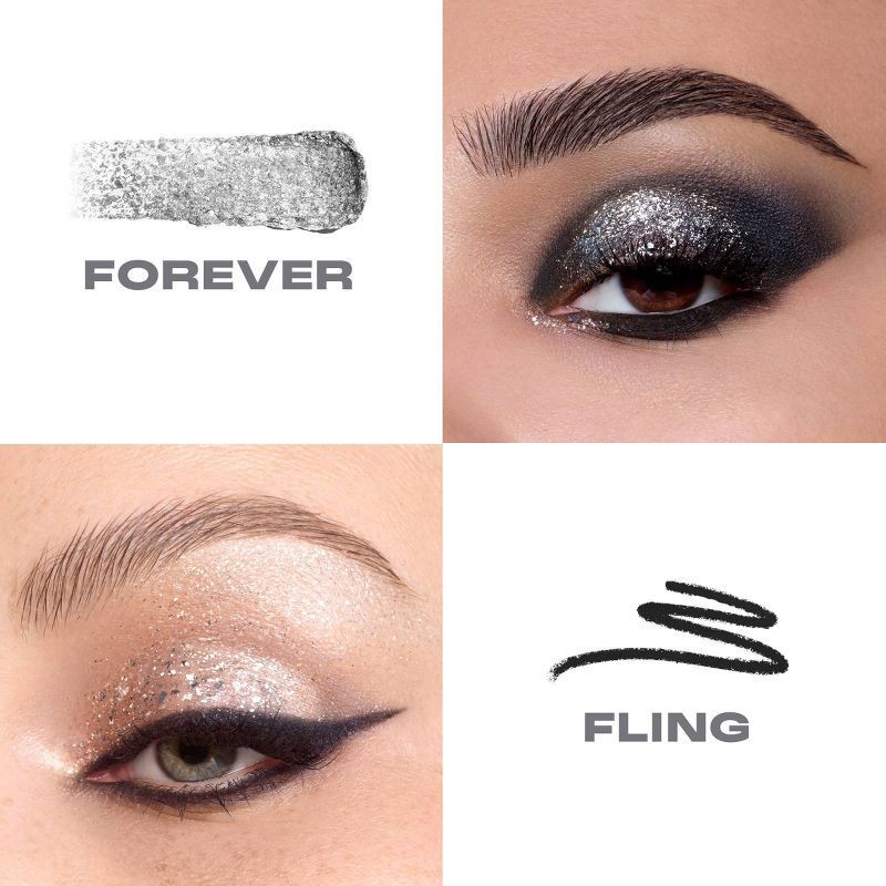 slide 3 of 10, Morphe Mixed Signals Dual-Ended Cream & Liquid Shadow Stick - Forever/Fling - 0.028oz - Ulta Beauty, 0.028 oz