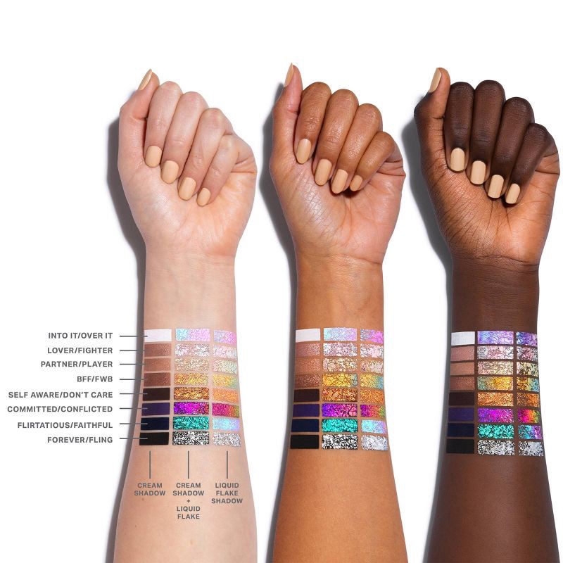 slide 4 of 10, Morphe Mixed Signals Dual-Ended Cream & Liquid Shadow Stick - Forever/Fling - 0.028oz - Ulta Beauty, 0.028 oz