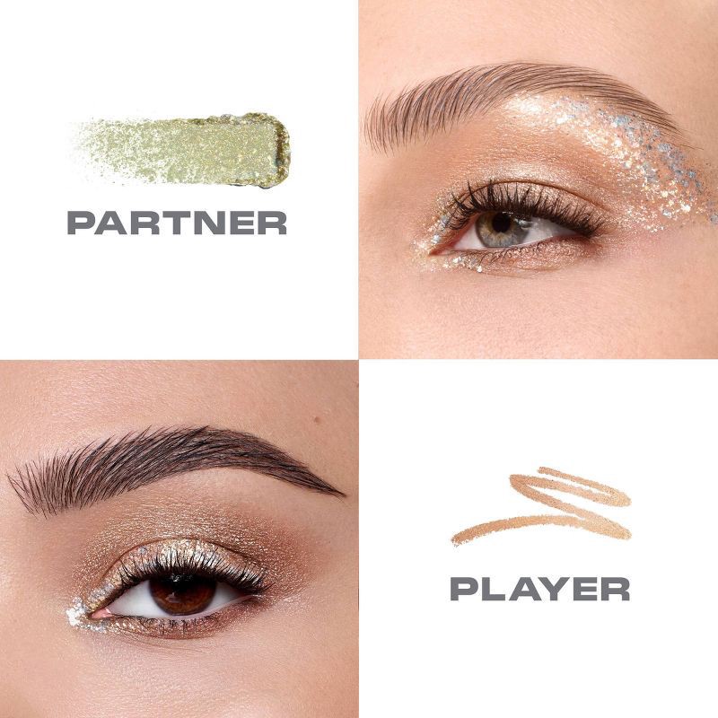 slide 3 of 10, Morphe Mixed Signals Dual-Ended Cream & Liquid Shadow Stick - Partner/Player - 0.028oz - Ulta Beauty, 0.028 oz