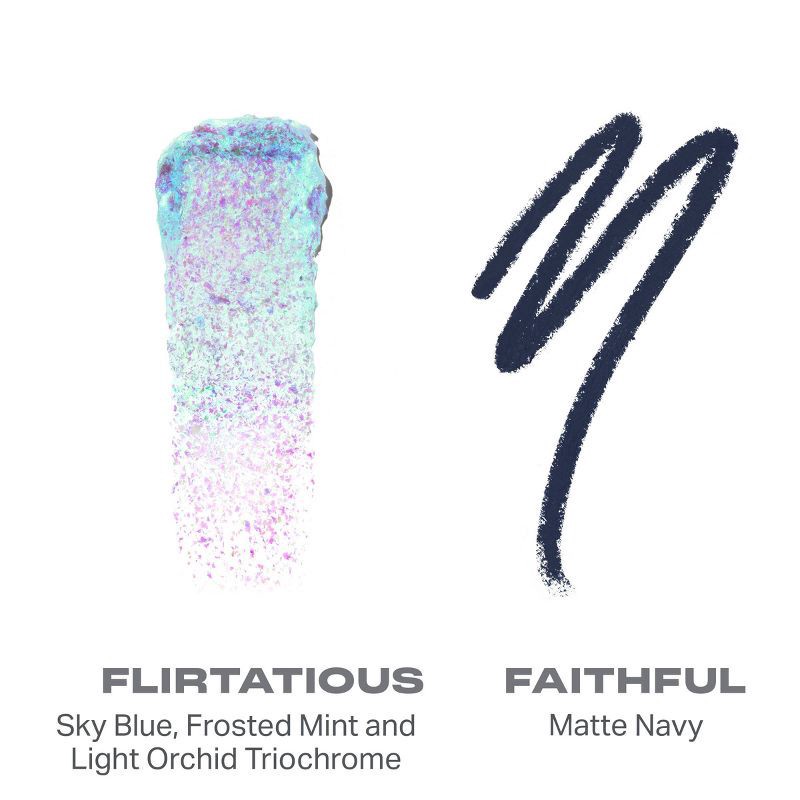 slide 2 of 10, Morphe Mixed Signals Dual-Ended Cream & Liquid Shadow Stick - Flirtatious/Faithful - 0.028oz - Ulta Beauty, 0.028 oz