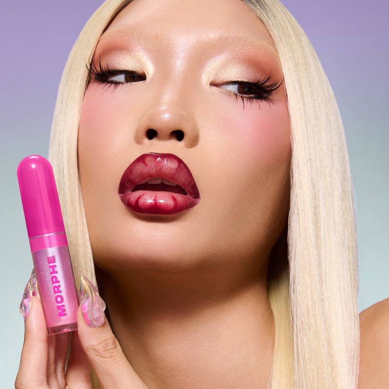 slide 6 of 10, Morphe Lust Potion Bi-Phase Lip Oil - Deep Desire - 0.11 fl oz - Ulta Beauty, 0.11 fl oz