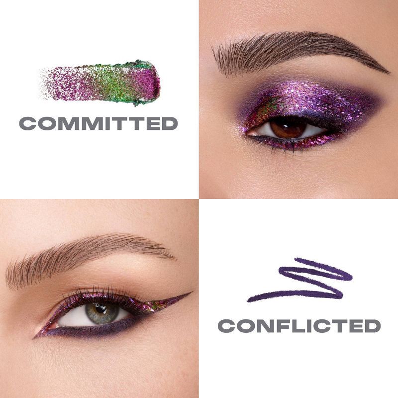 slide 3 of 10, Morphe Mixed Signals Dual-Ended Cream & Liquid Shadow Stick - Committed/Conflicted - 0.028oz - Ulta Beauty, 0.028 oz