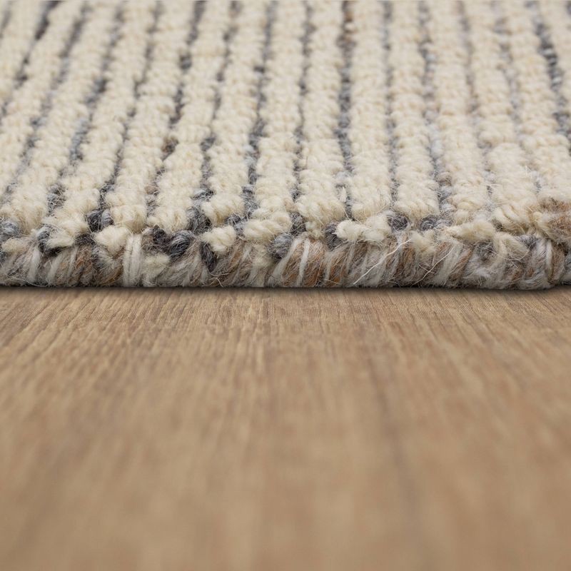slide 4 of 6, Mohawk 5'x7' Wool and Poly Blend Area Rug Tan, 1 ct