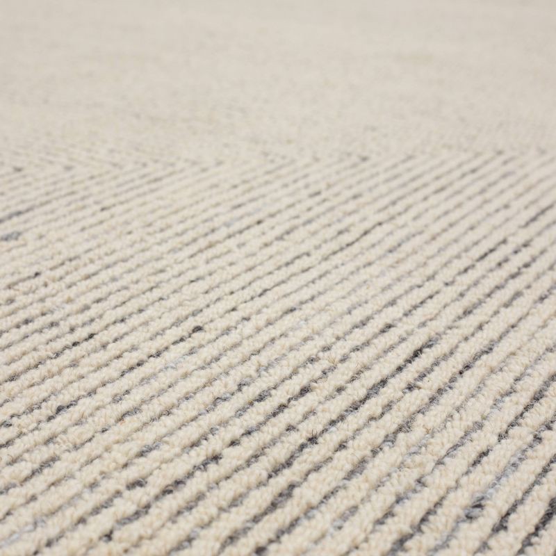 slide 5 of 6, Mohawk 5'x7' Wool and Poly Blend Area Rug Tan, 1 ct