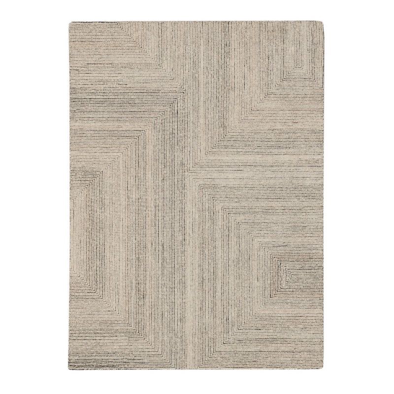 slide 1 of 6, Mohawk 5'x7' Wool and Poly Blend Area Rug Tan, 1 ct