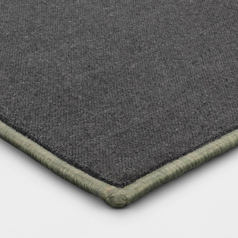 slide 4 of 4, 2'x3' Comfort Mat Floral Accent Rug Sage Green - Threshold™, 1 ct
