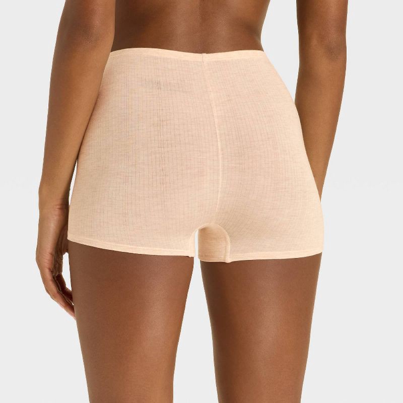 slide 2 of 5, Women's Modal Blend Shortie Underwear - Auden™ Oatmeal M, 1 ct