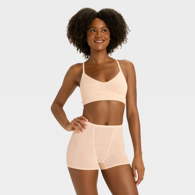 slide 3 of 5, Women's Modal Blend Shortie Underwear - Auden™ Oatmeal M, 1 ct
