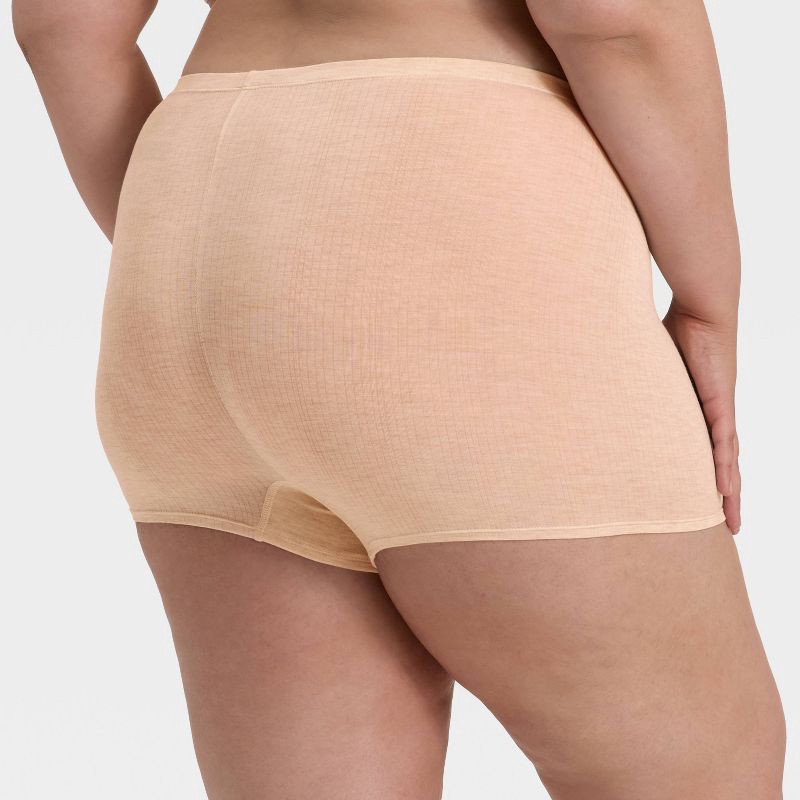 slide 2 of 5, Women's Modal Blend Shortie Underwear - Auden™ Oatmeal XXL, 1 ct