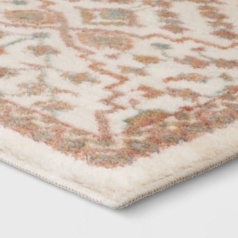 slide 3 of 4, 2'x3' Persian Accent Rug Ivory/Tan - Threshold™, 1 ct