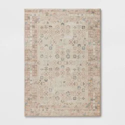 5'x7' Border Flower Area Rug - Threshold™