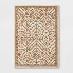 5'x7' Persian Style Area Rug Ivory/Tan - Threshold™