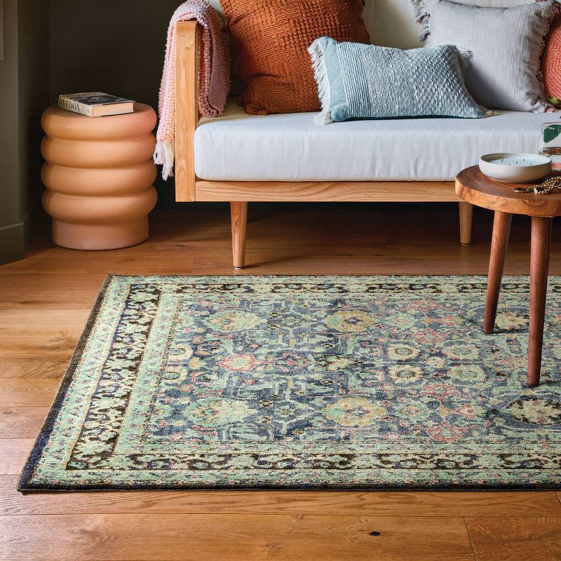 slide 2 of 4, 5'x7' Floral Persian Area Rug - Threshold™, 1 ct