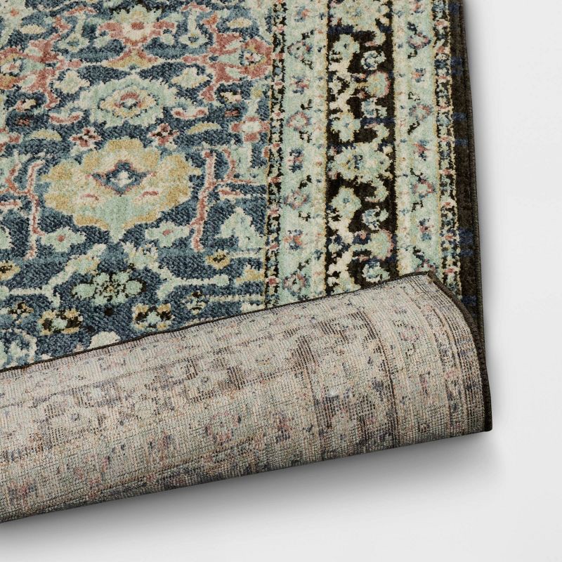 slide 4 of 4, 5'x7' Floral Persian Area Rug - Threshold™, 1 ct