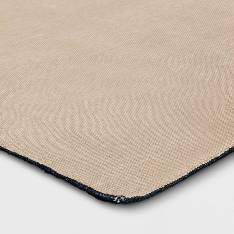 slide 4 of 4, 4'x5'6" Persian Area Rug Blue - Threshold™, 1 ct