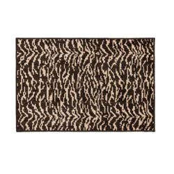 Woven Zebra Accent Rug Black/Tan - Threshold™