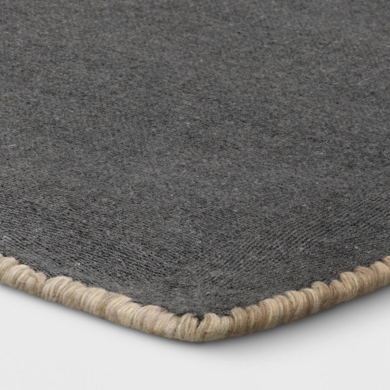 slide 4 of 4, 2'x3' Block Floral Handtufted Accent Rug - Threshold™, 1 ct