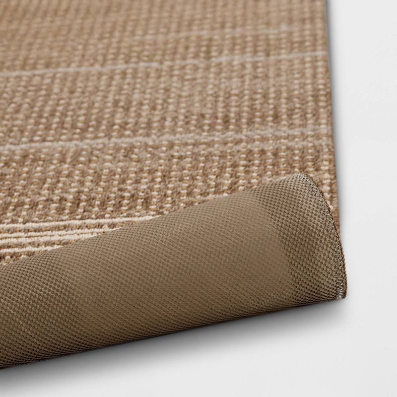 slide 4 of 4, 2'x3' Washable Tufted Accent Rug Light Brown - Threshold™, 1 ct