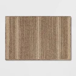 2'x3' Washable Tufted Accent Rug Light Brown - Threshold™