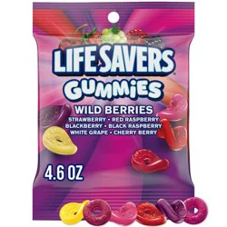 Life Savers Wildberry Gummies Small Peg Candy - 4.6oz