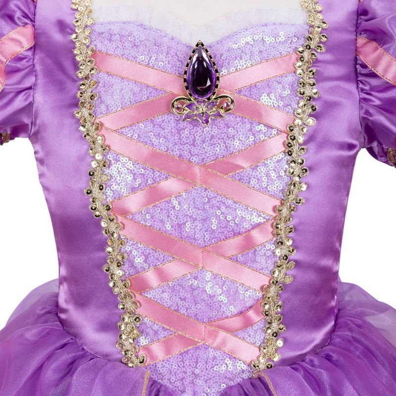 slide 4 of 6, Disney Princess Rapunzel Dress 3, 1 ct