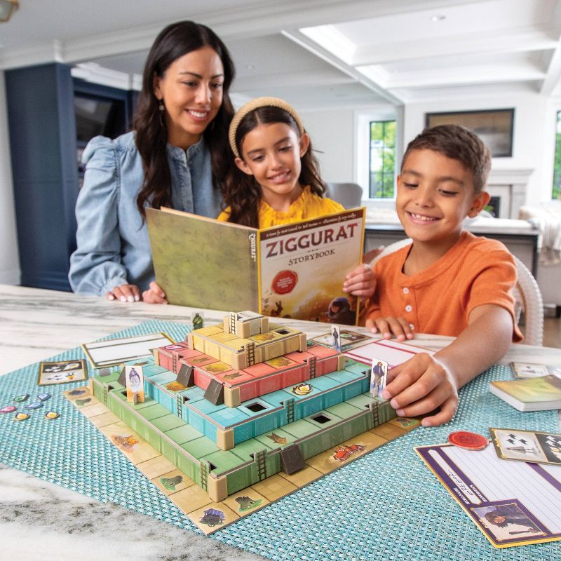 slide 4 of 6, MindWare Ziggurat Board Game: Strategy & War for 2-4 Players, Includes Cards & Tokens, 2+ Hours Play, 1 ct