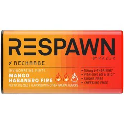 Respawn by Razer Mango Habanero Sugar Free Mints with L-Theanine and B Vitamins - 1oz