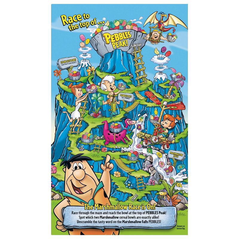 slide 4 of 13, Post PEBBLES Fruity Pebbles with Marshmallows Family Size Breakfast Cereal - 18oz, 18 oz