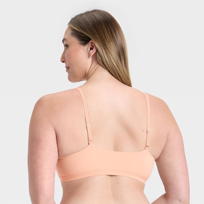 slide 5 of 5, Women's Luxe Stretch Unlined Nursing Bralette - Auden™ Pearl Tan L, 1 ct