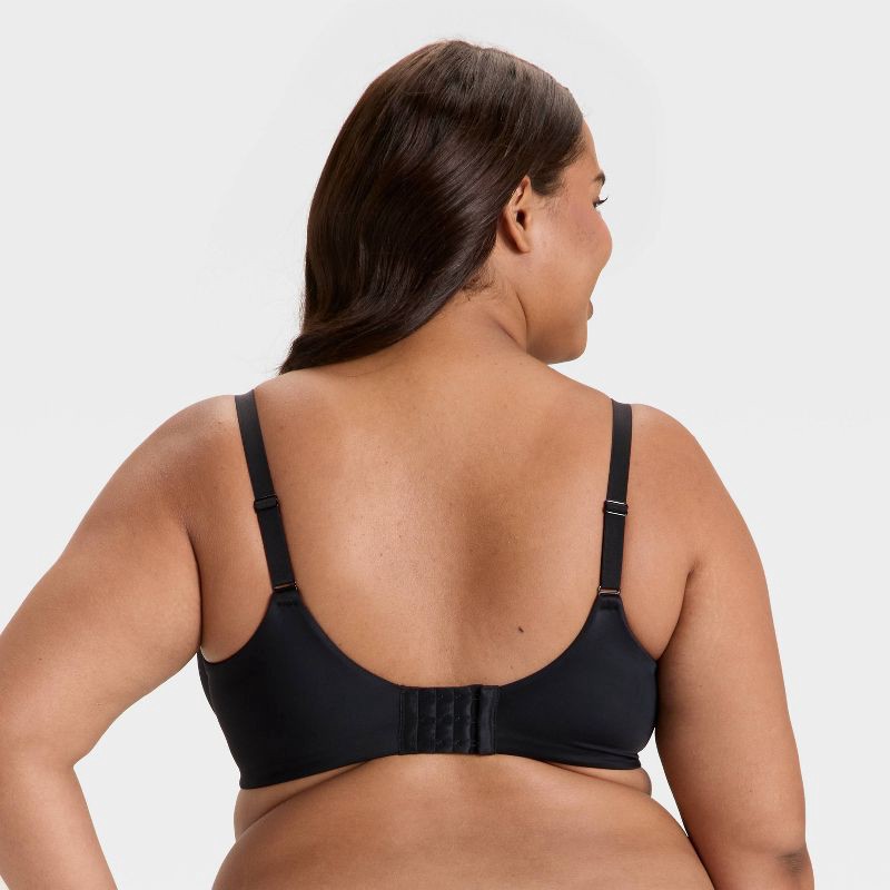 slide 2 of 5, Women's Lightly Lined Full Coverage Nursing Bra - Auden™ Black 36D, 1 ct