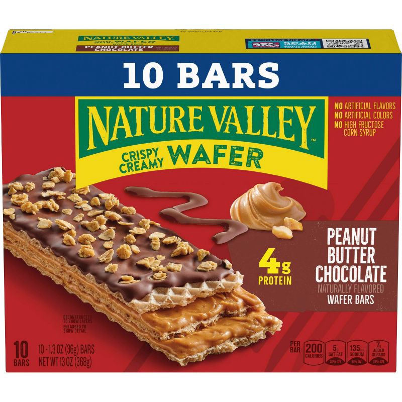slide 2 of 5, Nature Valley Wafer Bar - 13oz/10ct, 10 ct; 13 oz