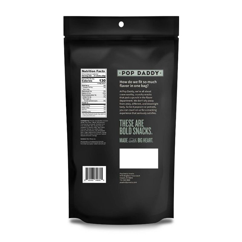 slide 2 of 4, Pop Daddy Seasoned Pretzels Garlic Parmesan - 10oz, 10 oz