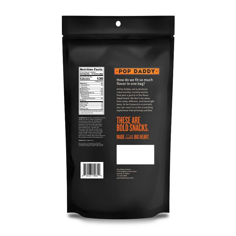 slide 2 of 4, Pop Daddy Seasoned Pretzels - Smoked Gouda - 10oz, 10 oz