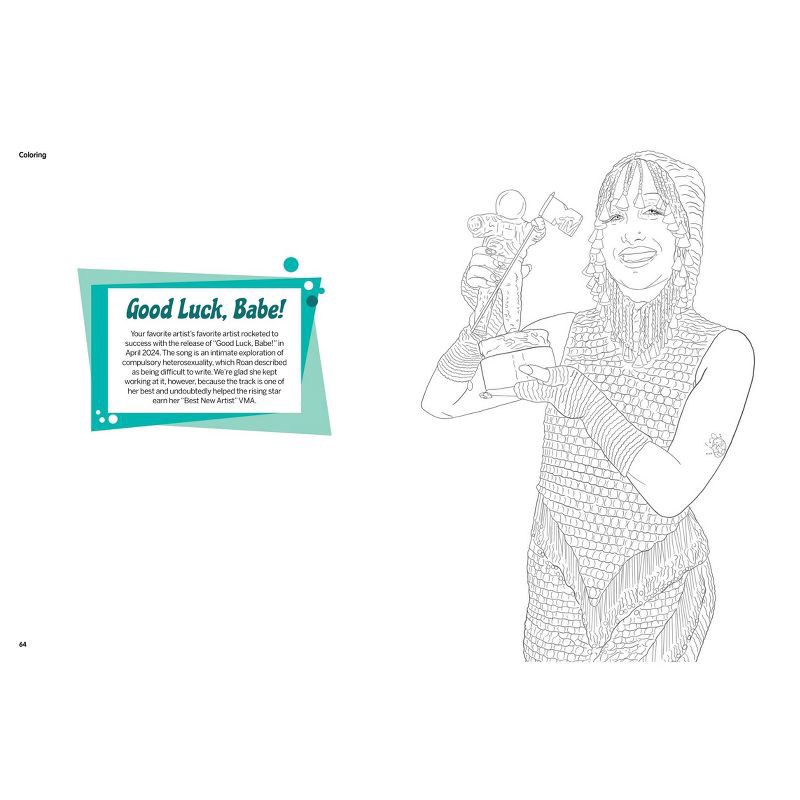 slide 2 of 6, Random House Chappell Roan Coloring & Activity Book - by Editors of Thunder Bay Press (Paperback), 1 ct