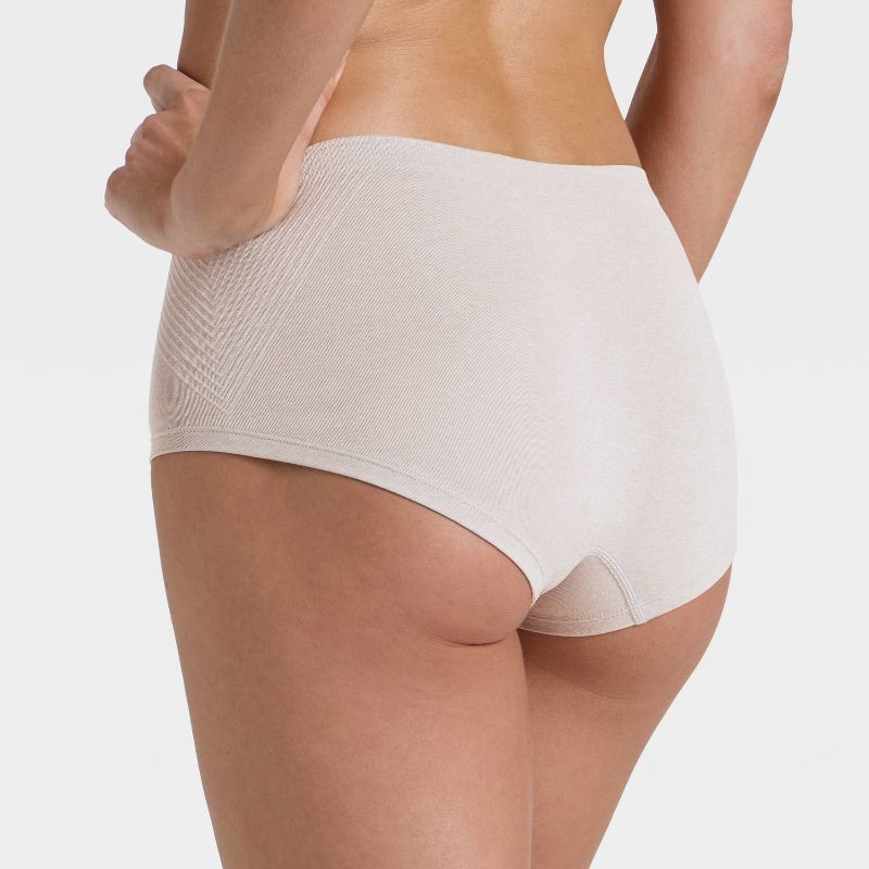 slide 2 of 5, Women's Seamless Boy Shorts Underwear - Auden™ Heathered Gray XS, 1 ct