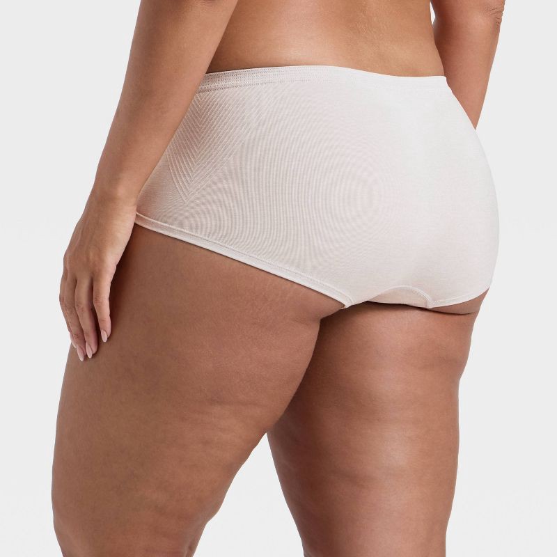 slide 5 of 5, Women's Seamless Boy Shorts Underwear - Auden™ Heathered Gray L, 1 ct