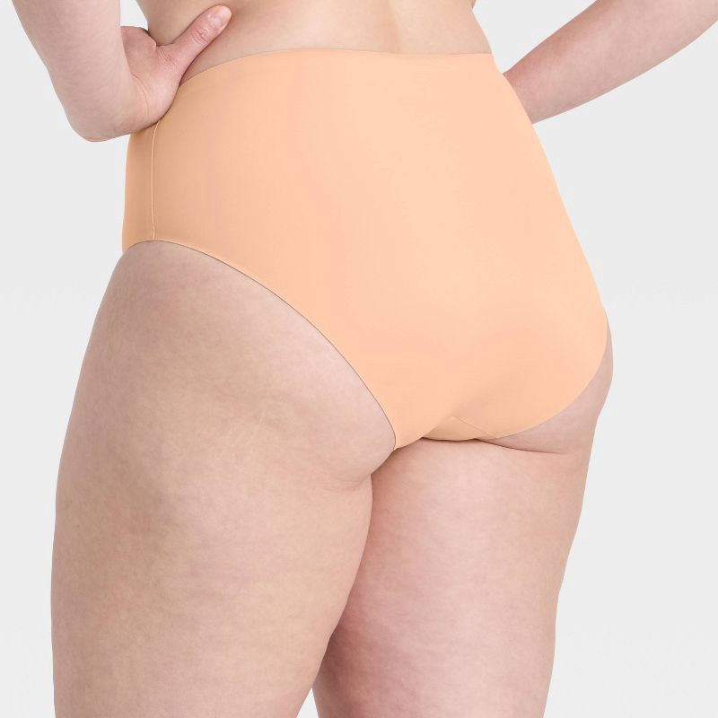slide 5 of 5, Women's Luxury Collection Bonded Microfiber Briefs Underwear - Auden™ Pearl Tan XL, 1 ct