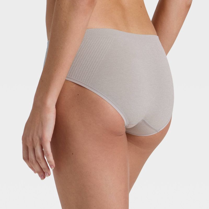 slide 2 of 5, Women's Seamless Hipster Underwear - Auden™ Heathered Gray S, 1 ct
