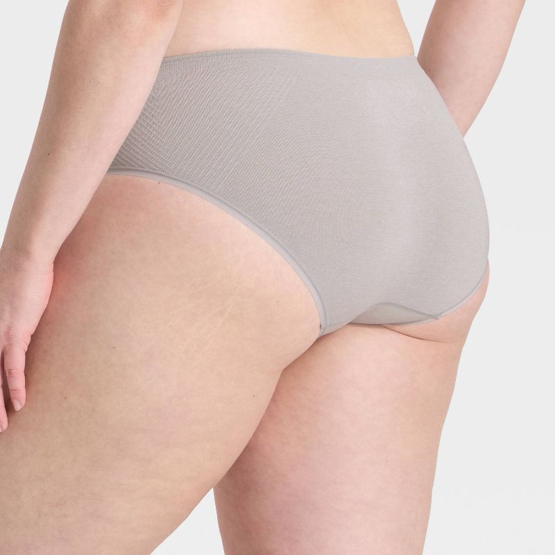 slide 5 of 5, Women's Seamless Hipster Underwear - Auden™ Heathered Gray S, 1 ct