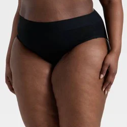 Women's Cotton Stretch Briefs Underwear - Auden™ Black XXL