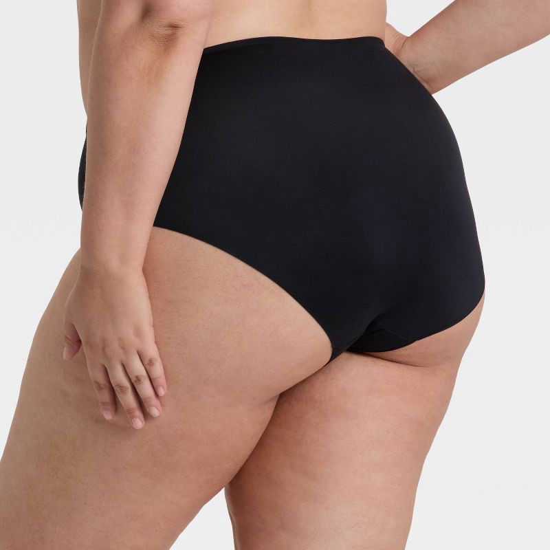slide 2 of 3, Women's Invisible Edge Lace Briefs Underwear - Auden™ Black 2X, 1 ct