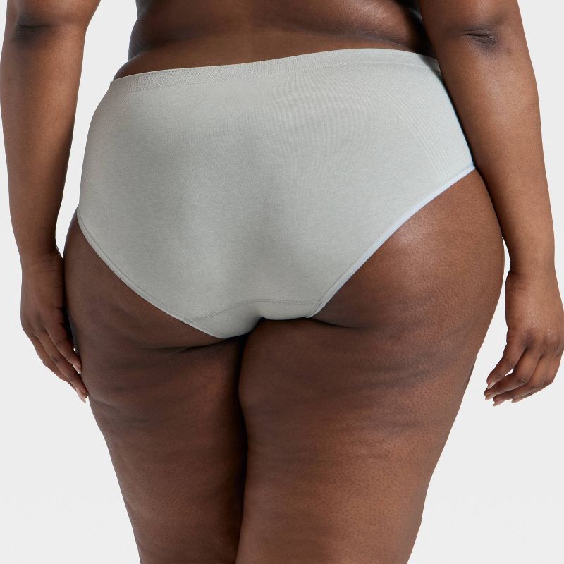 slide 2 of 3, Women's Seamless Hipster Underwear - Auden™ Heathered Gray 1X, 1 ct