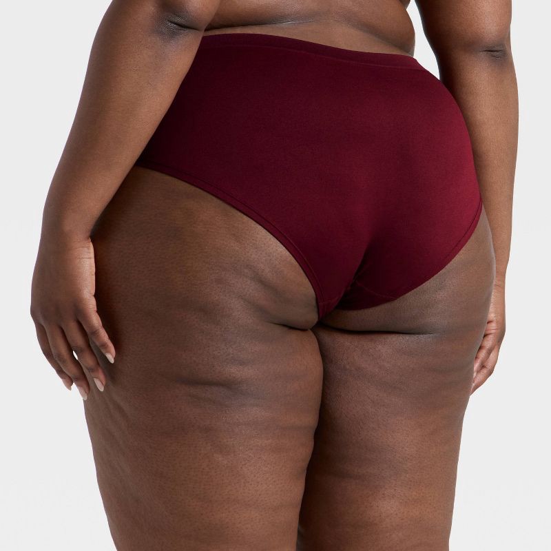 slide 2 of 3, Women's Seamless Hipster Underwear - Auden™ Berry Red 1X, 1 ct