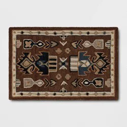 2'x3' Wool Tufted Accent Rug Brown - Threshold™