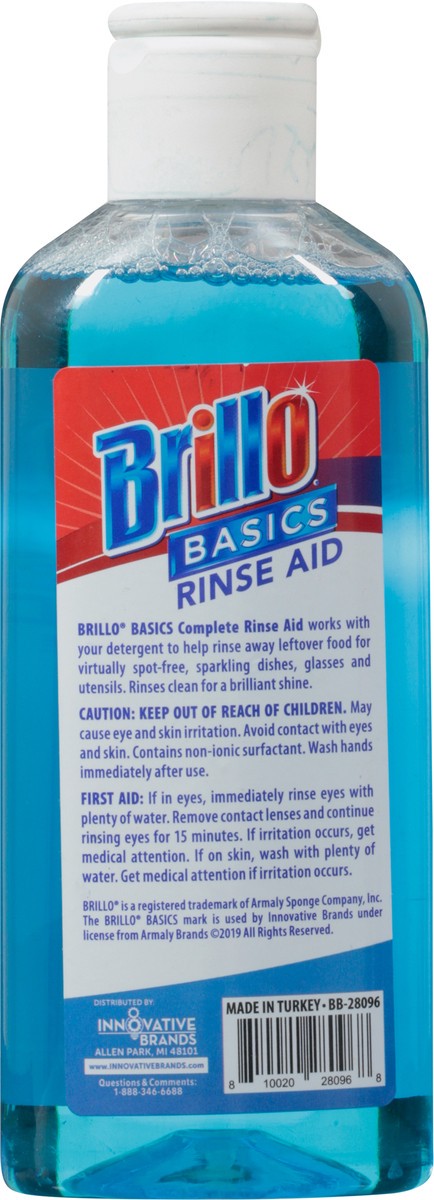 slide 8 of 9, Brillo Basics Rinse Aid, 8 oz