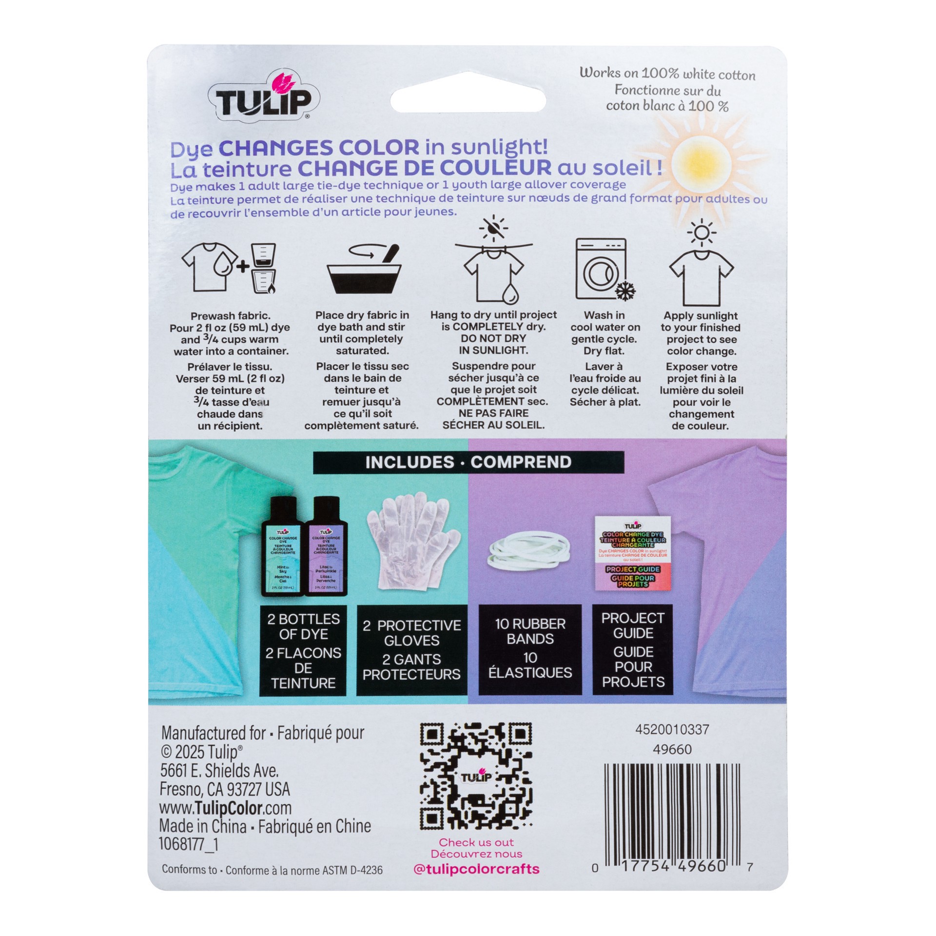 slide 6 of 6, Tulip Cool Color Change Dye Kit, 2 fl oz