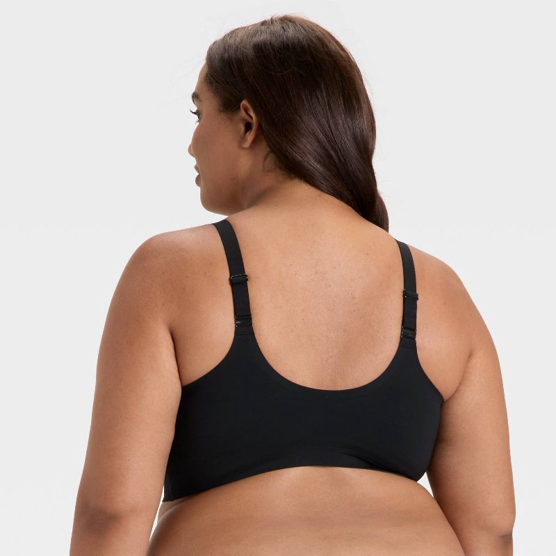slide 2 of 4, Women's Luxury Collection Removeable Pad Longline Plunge Bralette - Auden™ Black XXL, 1 ct