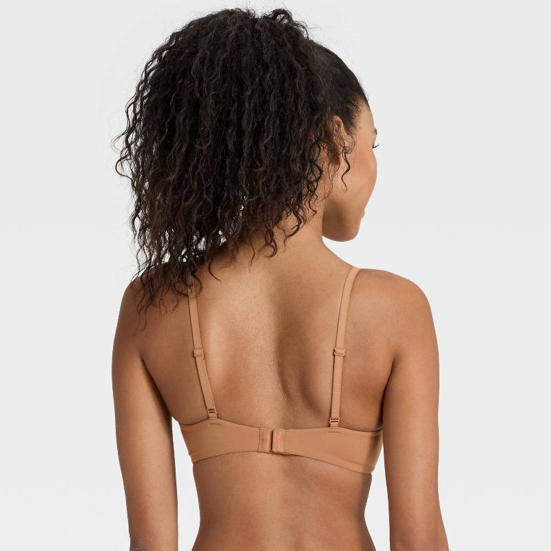 slide 2 of 5, Women's Luxury Collection Luxe Stretch Lightly Lined Scoop Bralette - Auden™ Caramel XL, 1 ct