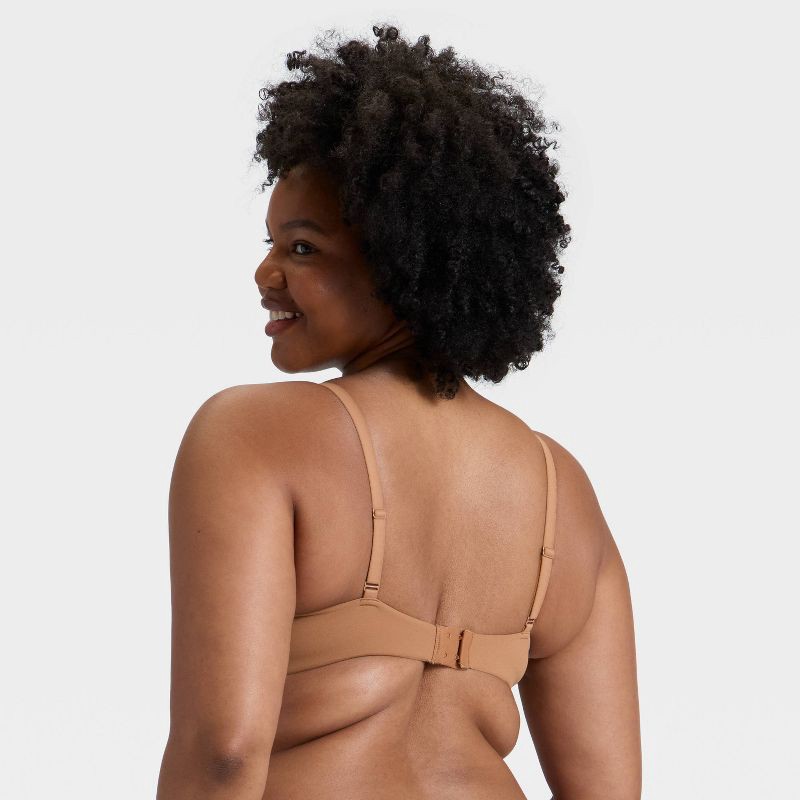 slide 5 of 5, Women's Luxury Collection Luxe Stretch Lightly Lined Scoop Bralette - Auden™ Caramel XL, 1 ct
